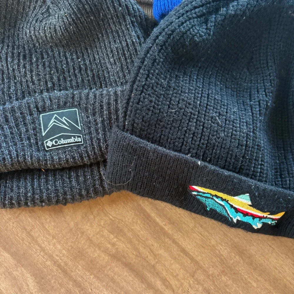 Mixed Brand Beanies Unisex OSFM Adidas Columbia AE Patagonia Style Hat Lot Multi
